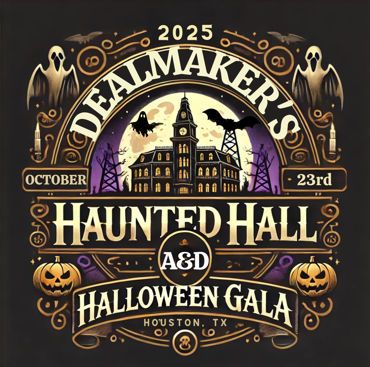 Dealmakers Haunted Hall Logo Dealmakers Haunted Hall Logo